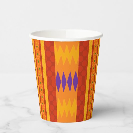 Gobelets En Papier Cool Moderne Kwanzaa Coupes papier d'impression (Gauche)