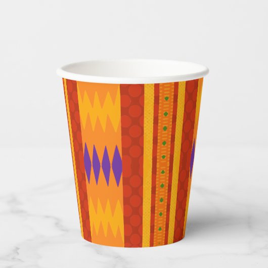 Gobelets En Papier Cool Moderne Kwanzaa Coupes papier d'impression (Recto)