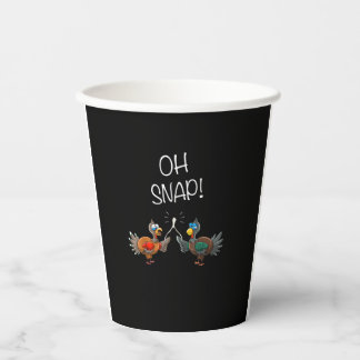 Gobelets En Papier Cool Oh Snap ! _ Drôle Turquie avec Wishbone Thank