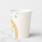 Gobelets En Papier Cool One Retro Boy 1er anniversaire (Gauche)