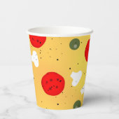 Gobelets En Papier Cool plaisir pizza fête anniversaire de enfant (Verso)