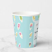 Gobelets En Papier Cool Summer Popsicle Anniversaire (Droite)