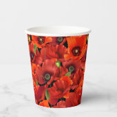 Gobelets En Papier Coquelicot (Recto)