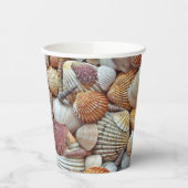 Gobelets En Papier Coques de mer (Gauche)