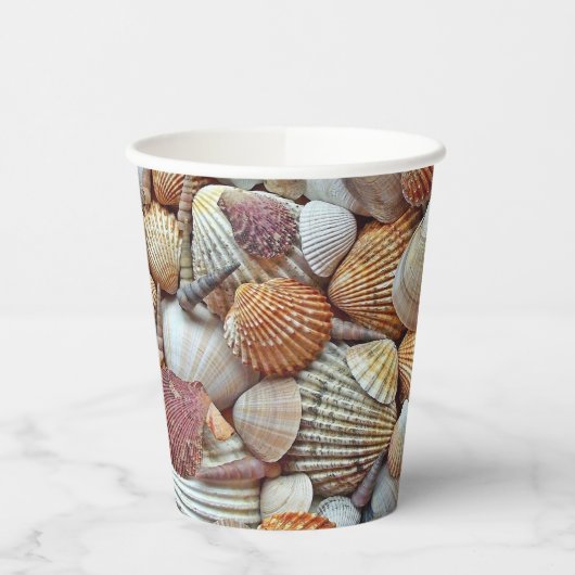 Gobelets En Papier Coques de mer (Gauche)