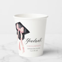 Coquette de chou rose moderne Diplômé