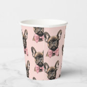 Gobelets En Papier Coquette Frenchie (Droite)