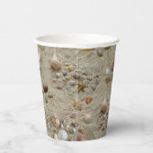 Gobelets En Papier Coquillages de plage d'été (Droite)