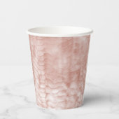 Gobelets En Papier Coquille blanche rose pâle (Verso)