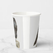 Gobelets En Papier Corbeau (Gauche)