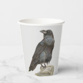 Gobelets En Papier Corbeau (Recto)