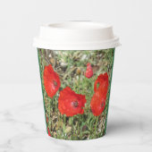 Gobelets En Papier Corfou Red Poppies (Verso)