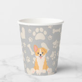 Gobelets En Papier Corgi Cute (Recto)