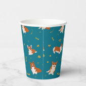 Gobelets En Papier Corgi Cute Motif (Droite)