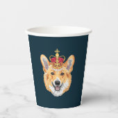 Gobelets En Papier Corgi Royal (Recto)