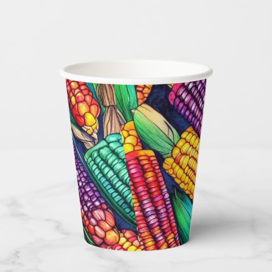 Gobelets En Papier Corn indien (Verso)