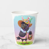 Gobelets En Papier Corneille de Pâques (Verso)