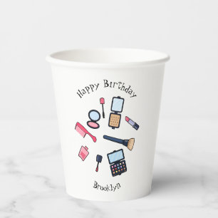 Gobelets En Papier Cosmétique / maquillage illustration