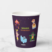 Gobelets En Papier Costume d'Halloween mignonne Fête d'Anniversaire m (Recto)