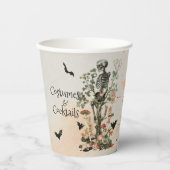 Gobelets En Papier Costume et cocktail de la forêt hantée d'Halloween (Recto)