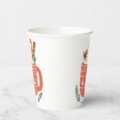 Gobelets En Papier Cosy Up chocolat chaud Noël (Gauche)