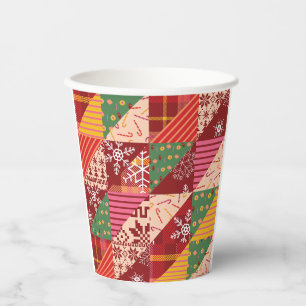 Gobelets En Papier Couette de Noël