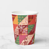 Gobelets En Papier Couette de Noël (Verso)