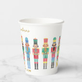 GOBELETS EN PAPIER COULEUR D'EAU NOËL NUTCRACKERS (Verso)