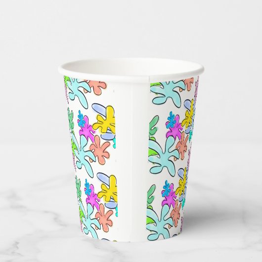 Gobelets En Papier Couleur éclatée (Droite)