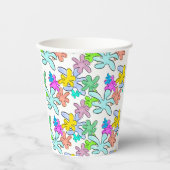 Gobelets En Papier Couleur éclatée (Recto)