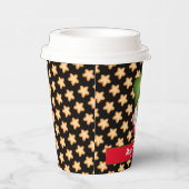 Gobelets En Papier Couleur et texte de la Personnaliser du modèle Sta (Droite)