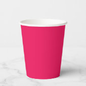 Gobelets En Papier Couleur Rose (Verso)
