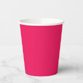 Gobelets En Papier Couleur Rose (Gauche)