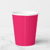 Gobelets En Papier Couleur Rose (Droite)