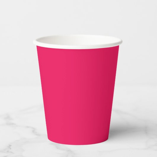 Gobelets En Papier Couleur Rose (Recto)