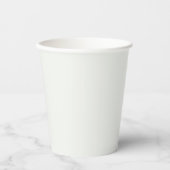 Gobelets En Papier Couleur solide dentelle Chantilly (Recto)