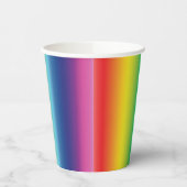 Gobelets En Papier Couleurs arc-en-ciel gay pride lgbtq motif (Gauche)