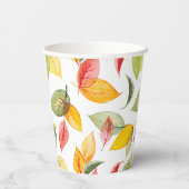 Gobelets En Papier Couleurs d'automne (Verso)