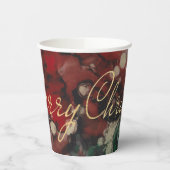 Gobelets En Papier Couleurs de Noël Retold (Gauche)