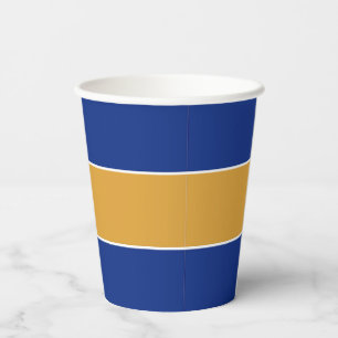Gobelets En Papier Couleurs du drapeau de l'État du Massachusetts