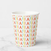 Gobelets En Papier Couleurs Fika (Gauche)