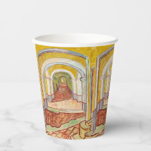 Gobelets En Papier Couloir de Van Gogh Asile Jaune Art Impressionnist