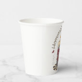 Gobelets En Papier Country Candle Rustic Homemade with Love (Droite)