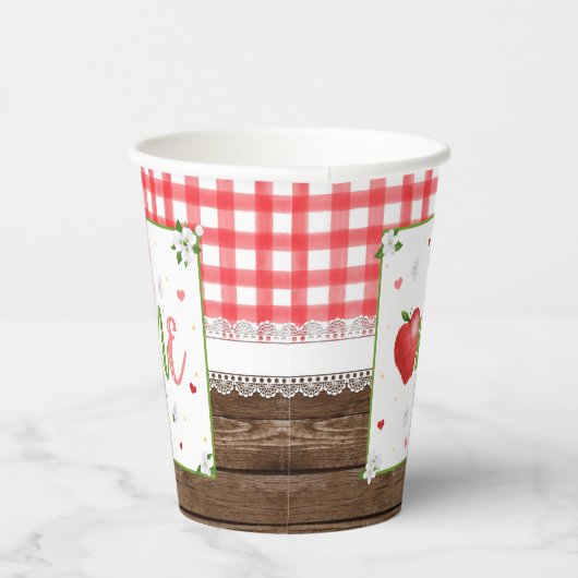 Gobelets En Papier Coupe Apple de fête d'anniversaire (Droite)