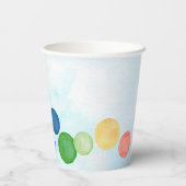 Gobelets En Papier Coupe Art Party de jus créatifs (Verso)