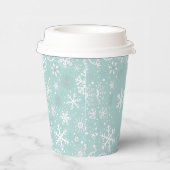 Gobelets En Papier Coupe Blue Snowflake ONE Paper (Droite)