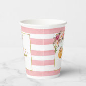 Gobelets En Papier Coupe citrouille de papier premier anniversaire - (Droite)