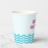 Gobelets En Papier Coupe d'anniversaire de natation (Droite)