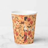 Gobelets En Papier Coupe d'automne d'Halloween (Droite)