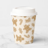 Gobelets En Papier Coupe de café jetable en pain d'épices (Gauche)